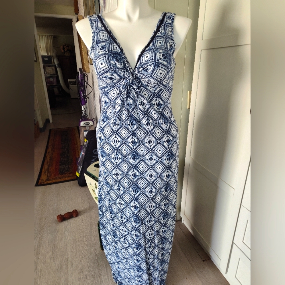 Fatface maxi jersey dress size 14 (10-12) United Kingdom Designer Excellent Cond